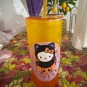 Hello Kitty Orange Tumbler